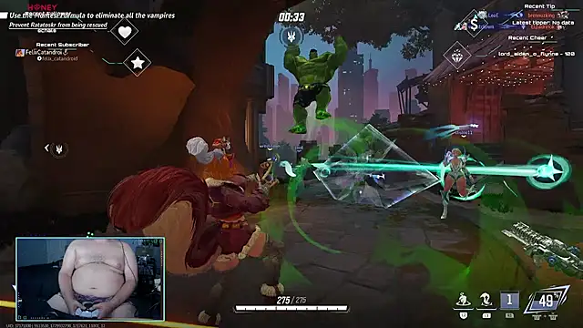 bottombeargaming webkamerás műsora