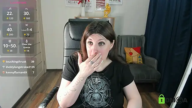 XXX chat uživo modela Black_Black_Rose