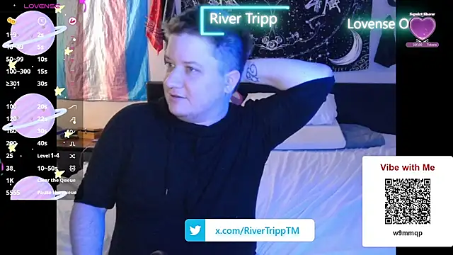 Show de RiverTripp na webcam
