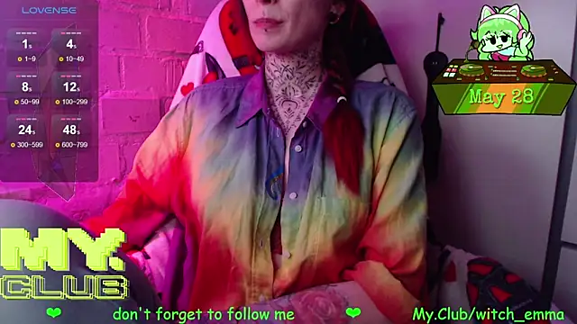 Czat XXX na żywo – Witch_Emma