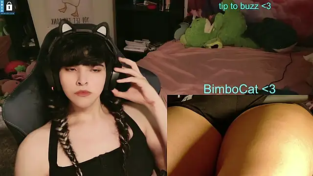 Show modela BimboCat na web-kameri