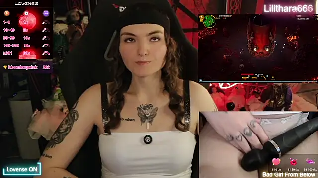Show modela Lilithara666 na web-kameri