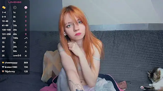 TarynPalek élő XXX-chatje