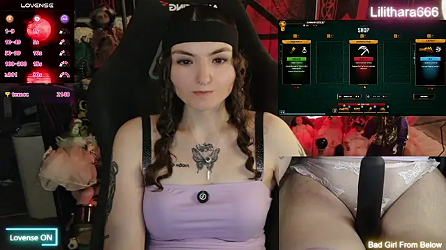 Show webcam de Lilithara666