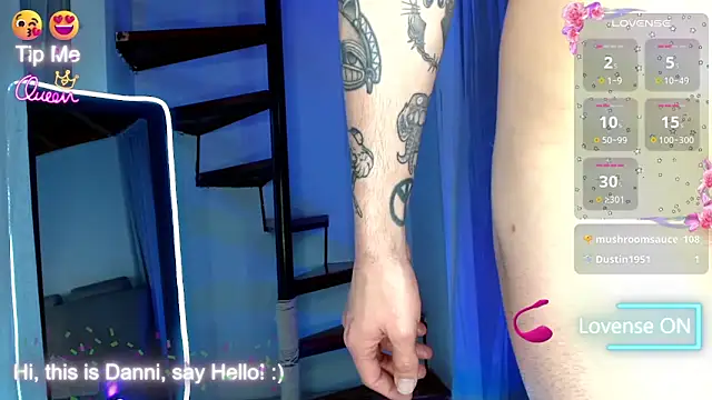 Webkamerová show DanniHotBoy02