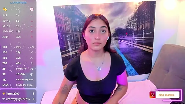Show modela Nina-Mars na web-kameri