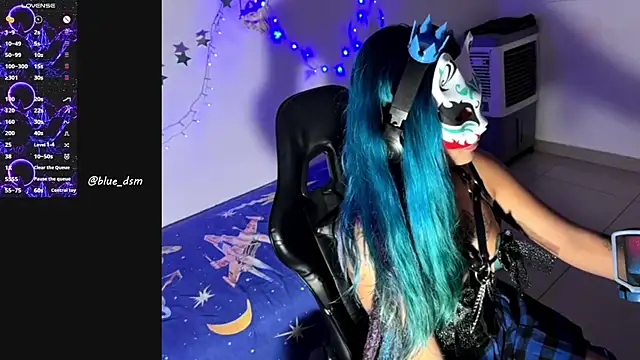 Show de bluesubmissive na webcam
