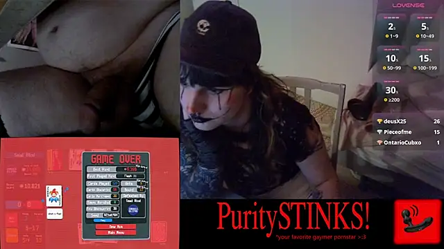 Chat +18 de puritySTINKS ao vivo