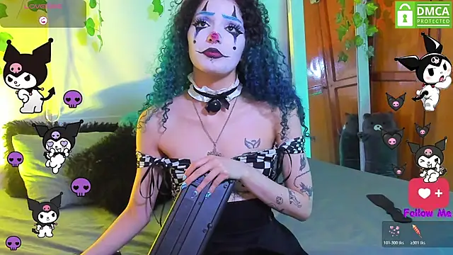 Bluedarkelf888 élő XXX-chatje