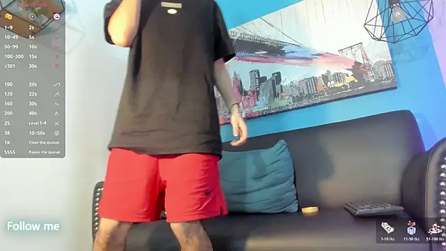 Show de kevinn_bluee na webcam