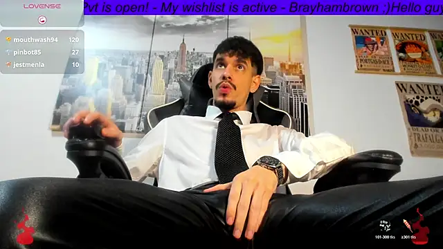 Chat +18 de BRAYHAMBROWN ao vivo