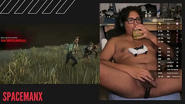 Show de spacemanx_eddy na webcam