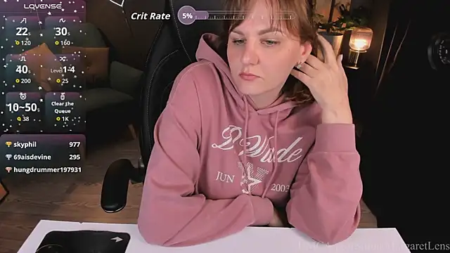 Chat +18 de MargaretLens ao vivo