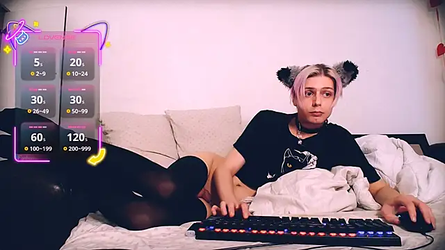 Show de Littlepinkcat na webcam