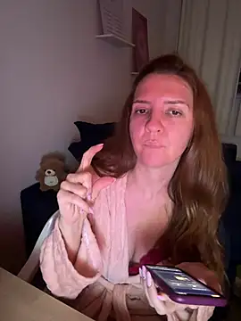 Show de therealgingerr na webcam