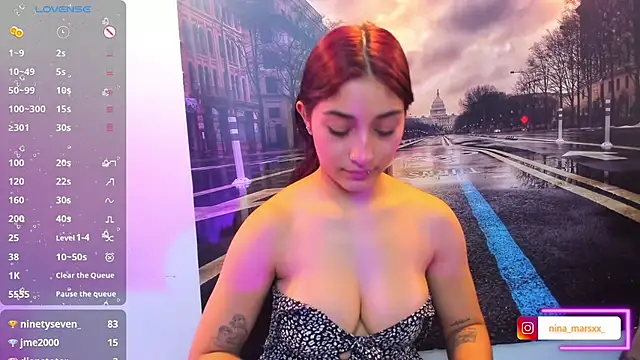 Webkamerová show Nina-Mars