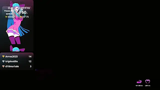Webkamerov á show Diosiris_Riannys