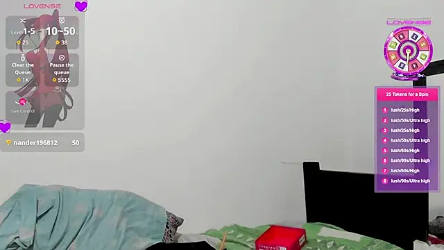 Petite-Goth Show in webcam
