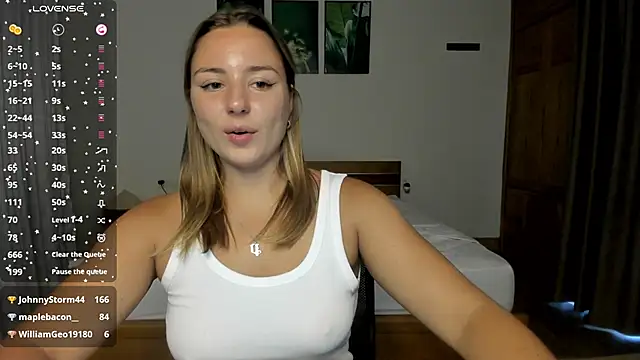 ThreeshaWhite Шоу с уебкамера