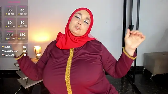HijabiMilff webkamerás műsora