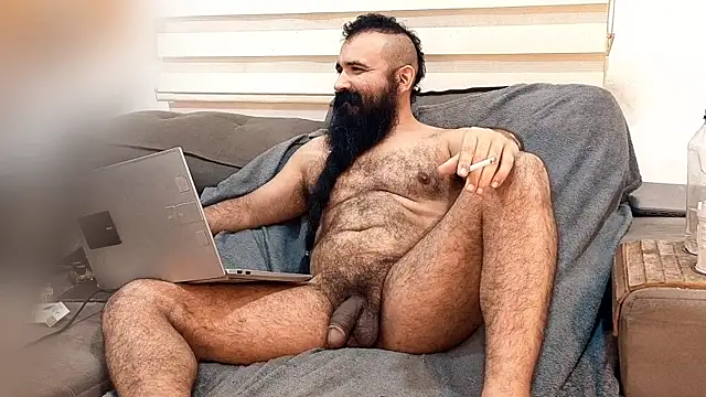 Pertunjukan Kamera Web Barba_Negra_Fumador