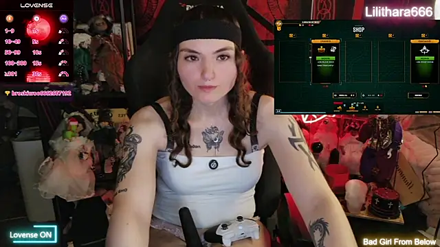 Lilithara666 Adlı Modelin Web Kamerası Şovu