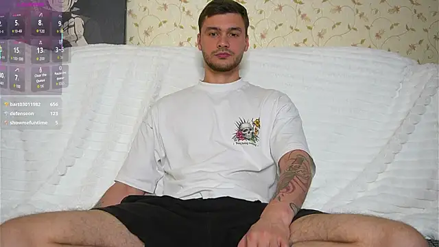 Show modela johnstoneisland na web-kameri