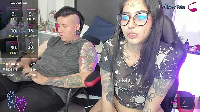 Show Webcam de inkedsinners_