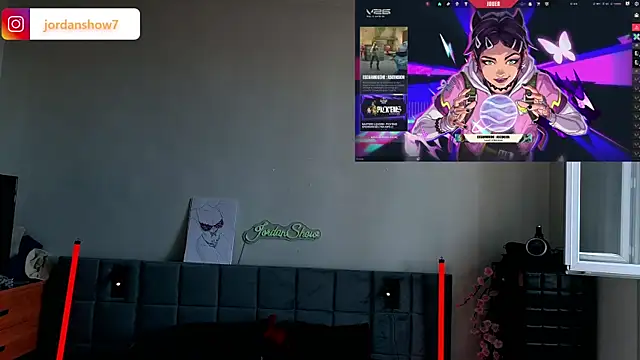 JordanShow élő XXX-chatje