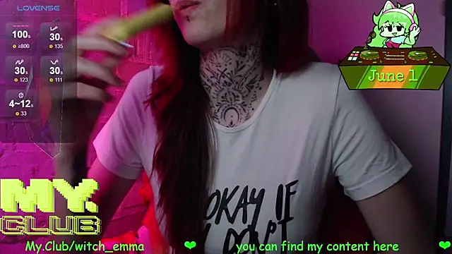 Chat XXX en directo de Witch_Emma