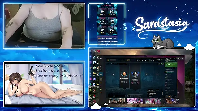 Sarastasia417 webkamerás műsora