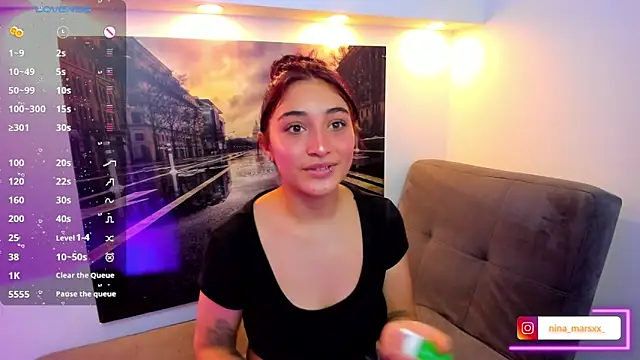 Show webcam de Nina-Mars