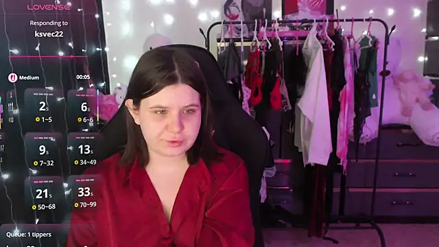 AmyVibess élő XXX-chatje
