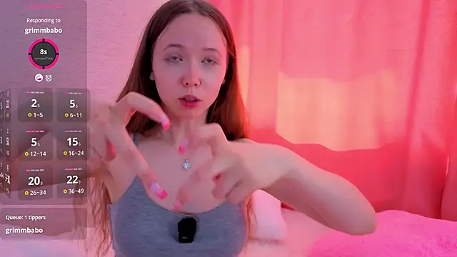 הופעת וובקאם של SugarTouch