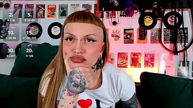 SugarSoot Show in webcam