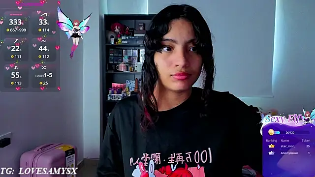 Chat +18 de Lovelyamyy ao vivo