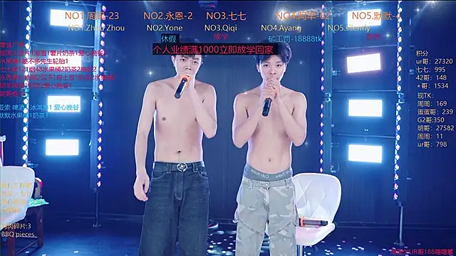 Show modela YD-Boy na web-kameri