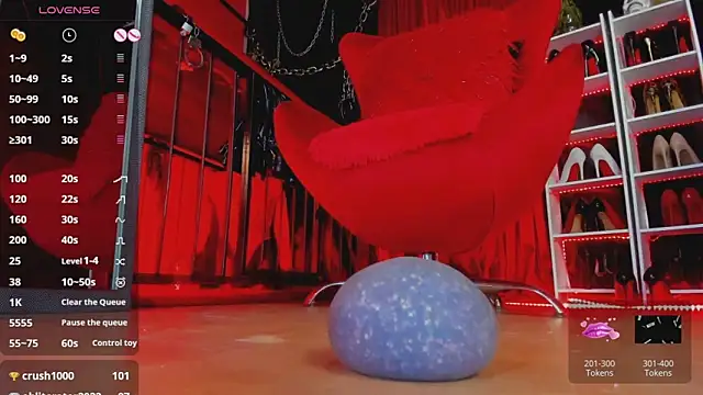 Chatroom XXX en direct de MistressAndre