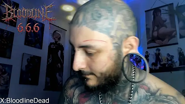 Show de DEATHINK666XX na webcam