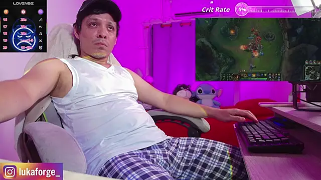 Show webcam de Lukaforge