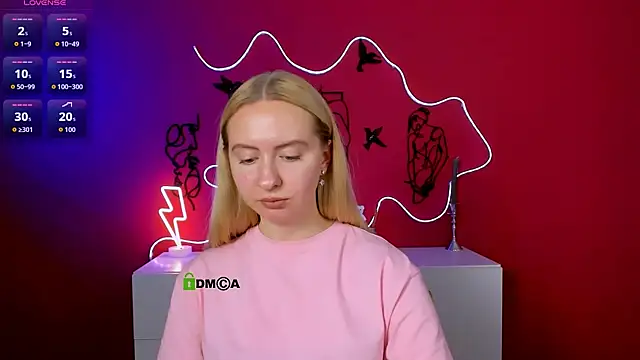 mila_glow1 – Kamerová šou