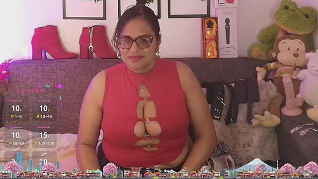 Show de Angelabrowm na webcam