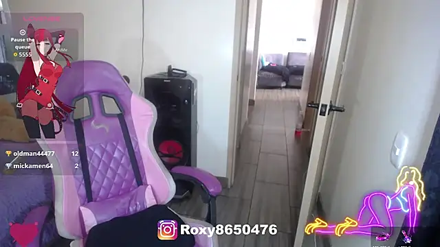 Show de roxy_roxxan na webcam