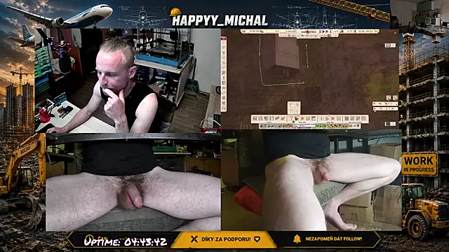 Happy_Michal Pertunjukan Webcam