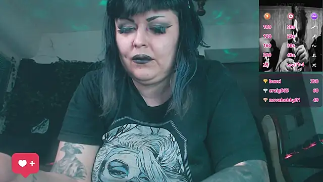 צ'אט XXX בשידור חי של Psychobitch7