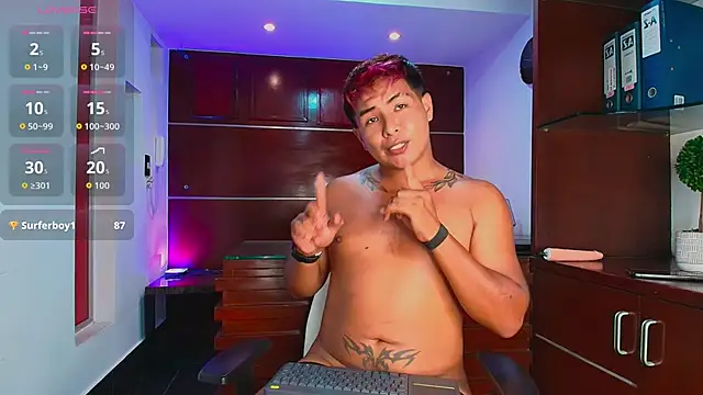 Show modela Joel_carterr na web-kameri