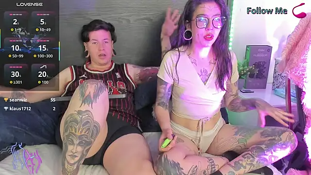 Czat XXX na żywo – inkedsinners_