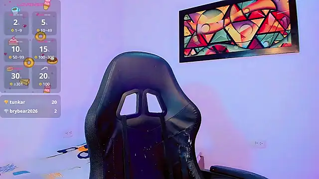 Show de GigiTremblay na webcam