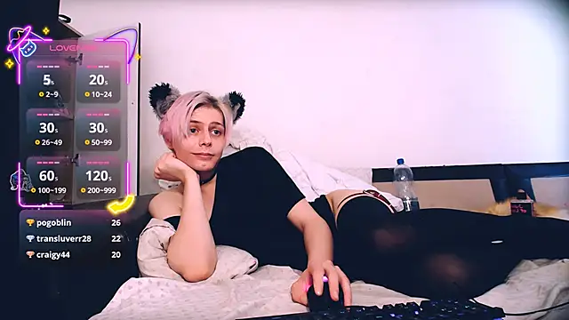 Littlepinkcat élő XXX-chatje