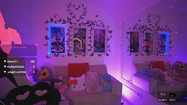 DahliaGrey élő XXX-chatje